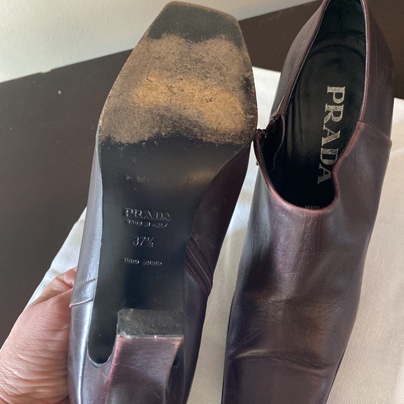 PRADA ANKLE BOOT LEATHER - Picture 7 of 7
